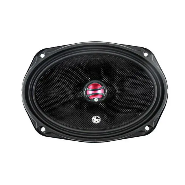 Alt view image 3 of 6 - HX69 6×9 2-Way Coaxial Car Speaker Set | 200W Peak / 100W RMS Pair, 20 mm Ferro Fluid Tweeters, Glass Fiber Cones, Rubber Surrounds, Easy Upgrade