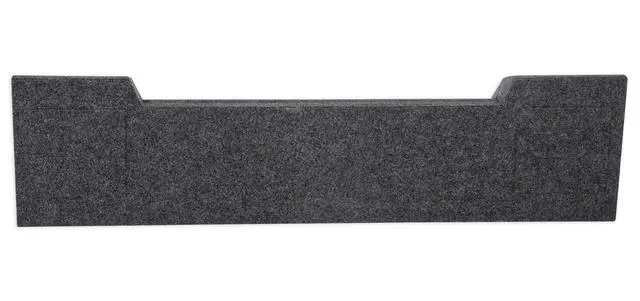 Alt view image 4 of 4 - REC29 Dual 10" Downfire Sub Enclosure for 2007-13 GMC/Chevy Xcab | Underseat Sub Box, Charcoal Carpet, 5/8" MDF Wood, 0.62 Cu Ft per Sub, 5" Mounting Depth, 9" Cutout, High Transmission