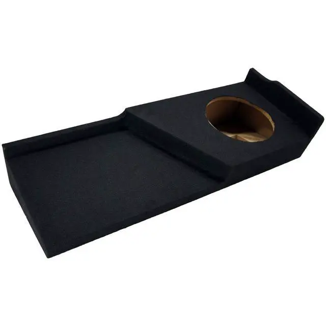 Alt view image 4 of 7 - Alpine S-W10D4 10" Subwoofer Box Fits 2007-2013 Silverado Extended Cab | Dual 4 Ohm 1200W peak driver, loaded Type matched Chevy bass enclosure, custom truck design, big low-end upgrade, 10 inch