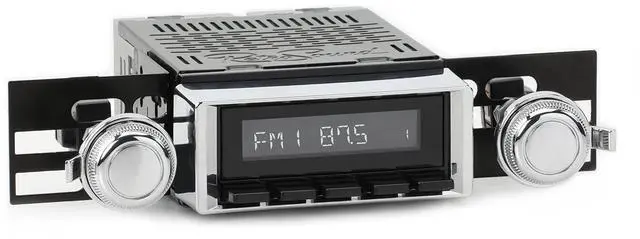 Main image of RetroRadio Compatible with 1968-72 Pontiac GTO Features Include Bluetooth, AUX, AM/FM LAB-M1-115-03-73PT