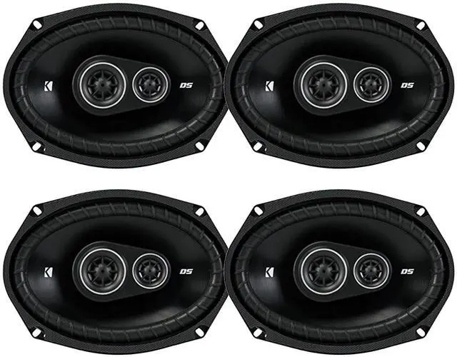 Main image of 6x9 360 Watt Peak Power 3-Way 4-Ohm Coaxial Car Audio Speakers (Qty 4)