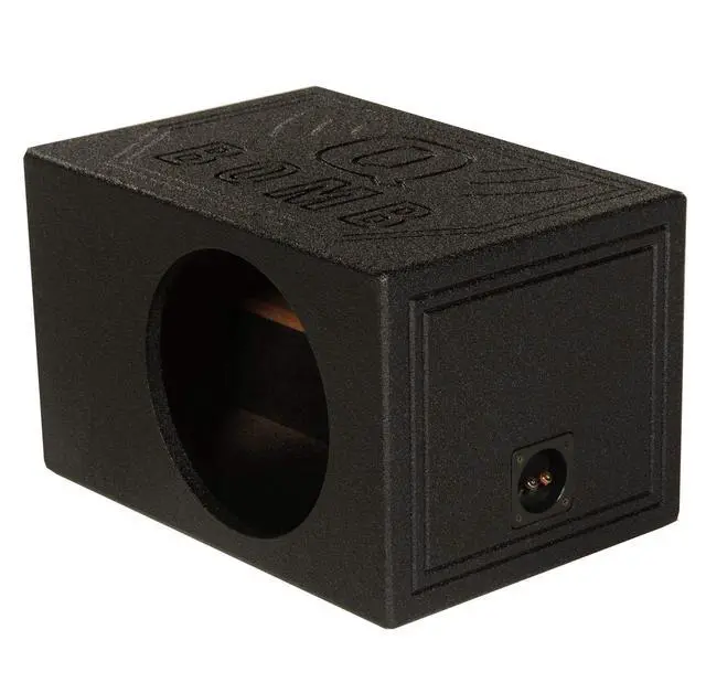 Alt view image 2 of 6 - QPoweR QBOMB10VL Single 10 inch Vented Ported Car Subwoofer Box Enclosure (2 Pack)