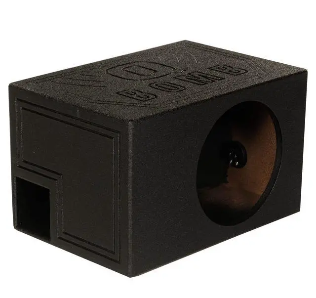 Alt view image 3 of 6 - QPoweR QBOMB10VL Single 10 inch Vented Ported Car Subwoofer Box Enclosure (2 Pack)