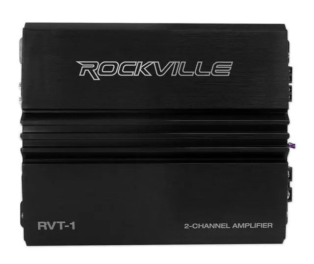 Alt view image 6 of 7 - Bundle: Kicker 43TC104 Comp 10" Subwoofer in Sub Box Bundle with Rockville RVT-1 1000w RMS 2 Ch. Amplifier & Rockville RWK81 Complete Amp Installation Wire Kit (3 Items)