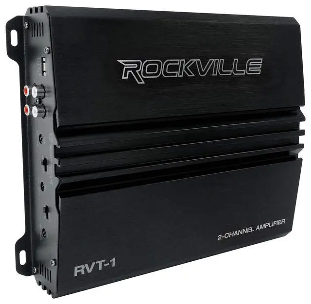 Alt view image 5 of 7 - Bundle: Kicker 43TC104 Comp 10" Subwoofer in Sub Box Bundle with Rockville RVT-1 1000w RMS 2 Ch. Amplifier & Rockville RWK81 Complete Amp Installation Wire Kit (3 Items)