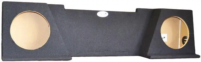 Main image of LCE-GC005/12D Chevy Silverado/GMC Sierra Extended Cab 2008-2013 Dual 12" Downfire Subwoofer Enclosure