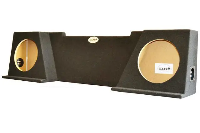 Alt view image 3 of 4 - LCE-GC005/12D Chevy Silverado/GMC Sierra Extended Cab 2008-2013 Dual 12" Downfire Subwoofer Enclosure
