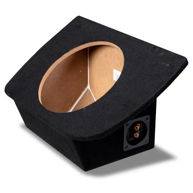 Alt view image 3 of 6 - W10S4 Fits 1990-2005 Mazda MX-5 Miata Sealed 10" Loaded Sub Box | Vehicle-specific subwoofer bass upgrade package, 250-watt RMS handling, 4-ohm voice coil, single 10 inch enclosure size