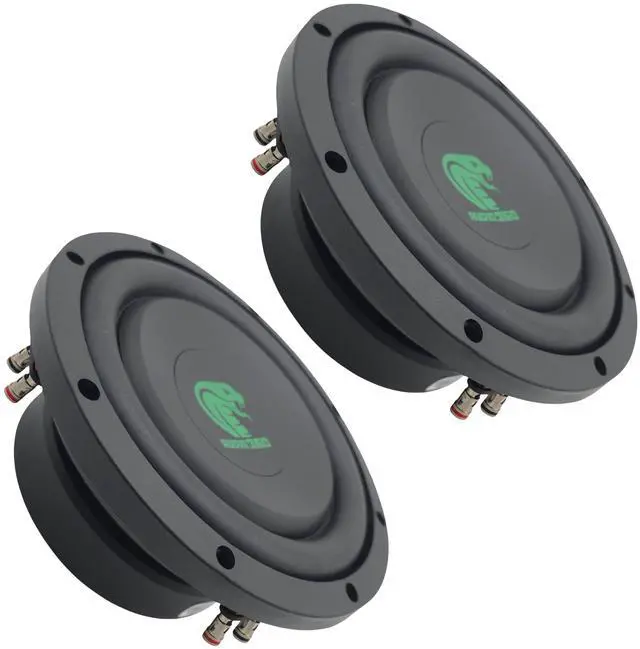 Main image of ADS840 8" Shallow Mount Subwoofers, 2000W Peak Power, 4-Ohm Impedance, Compact Design - Perfect for Limited Space Installations - Bundle of 2 Subwoofers