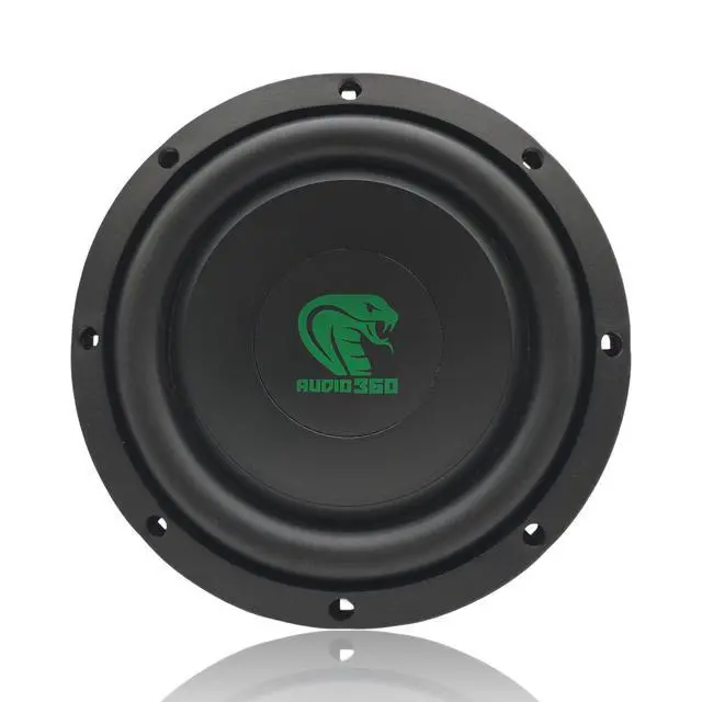 Alt view image 5 of 7 - ADS840 8" Shallow Mount Subwoofers, 2000W Peak Power, 4-Ohm Impedance, Compact Design - Perfect for Limited Space Installations - Bundle of 2 Subwoofers