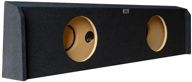 Alt view image 2 of 7 - F150 Super Crew (Crew Cab) 2009-2016 Dual 10" Subwoofer Enclosure