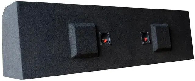 Alt view image 6 of 7 - F150 Super Crew (Crew Cab) 2009-2016 Dual 10" Subwoofer Enclosure