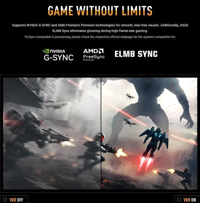 Alt view image 4 of 7 - TUF 27" QHD 300Hz Gaming Monitor | 0.3ms Fast IPS, 95% DCI-P3 | ELMB Sync + FreeSync Premium & G-SYNC | Built-in Speakers, Shadow Boost, DisplayWidget