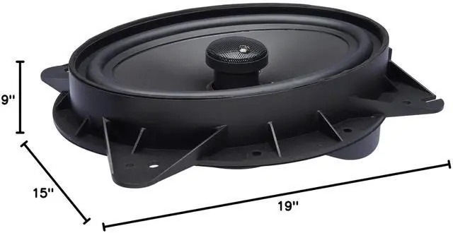 Alt view image 6 of 6 - OE Series Direct Replacement Coaxial Speakers Compatible with Toyota Tundra Double & Access Cab 07-20