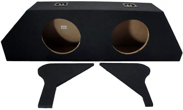 Alt view image 2 of 3 - Dual 10" Trunk Subwoofer Enclosure Sub Box Fits 2010-2013 Chevy Camaro | vehicle-specific shape, twin woofer speaker design, value-priced bass upgrade, quick weekend install, 10 inch size