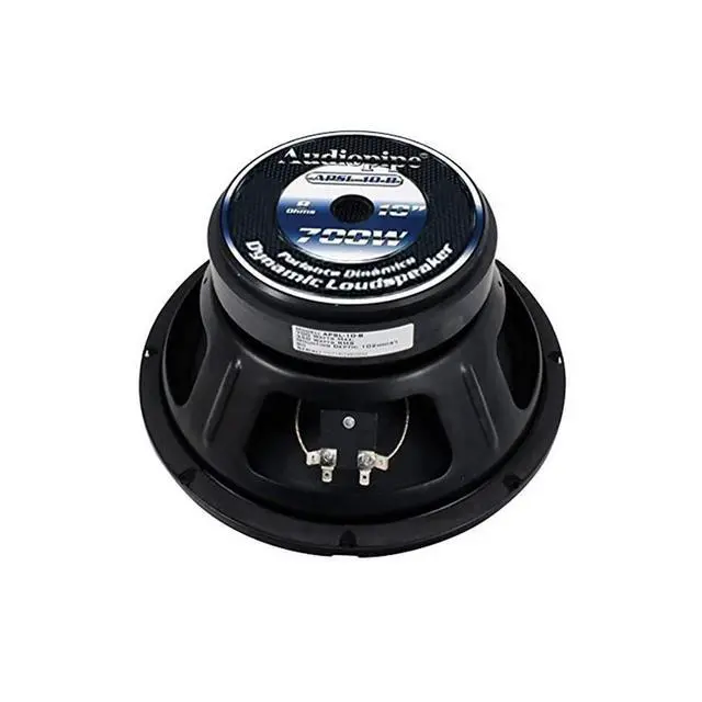 Alt view image 4 of 4 - APSP-1050 10" 700 Watt MAX, 350 Watts RMS, and 8 Ohm Dynamic Mid Range Car Audio Loudspeaker with 2.5 Inch Kapton Voice Coil, Black (4 Pack)