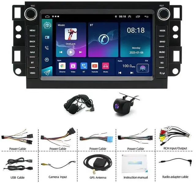 Alt view image 6 of 6 - Car Stereo Radio Compatible for Nissan Frontier 2012 with Carplay Android Auto GPS Navigation 8.4in Touchscreen Car Radio Player with Bluetooth WiFi FM/RDS SWC Mirror Link + Backup Camera