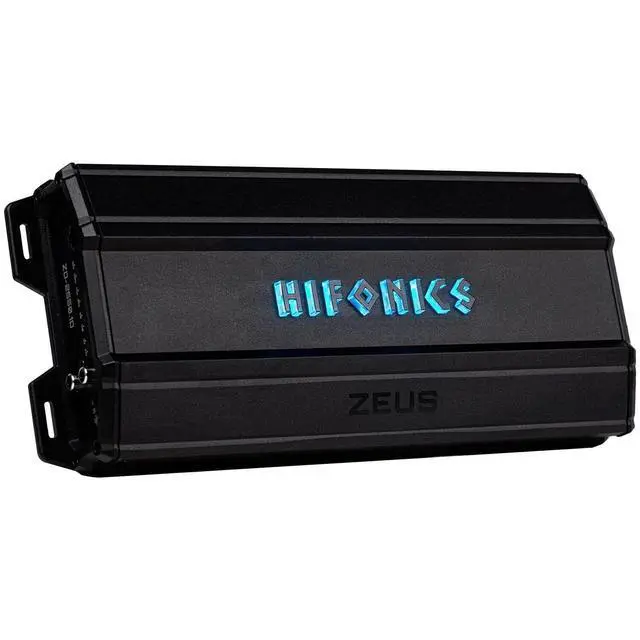 Alt view image 3 of 6 - ZD-2550.1D Zeus Delta 2550W Mono Block Car Audio Amplifier with Complete 4 Gauge Installation Kit, 2022 All-Black Compact Design