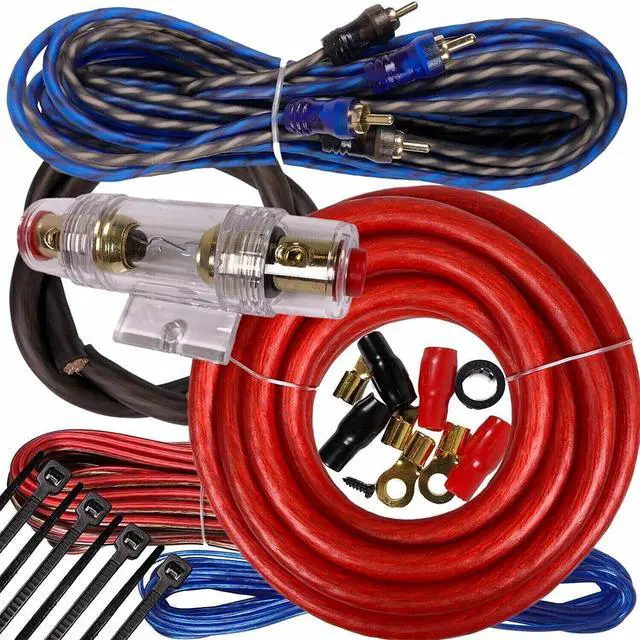 Alt view image 6 of 6 - ZD-2550.1D Zeus Delta 2550W Mono Block Car Audio Amplifier with Complete 4 Gauge Installation Kit, 2022 All-Black Compact Design