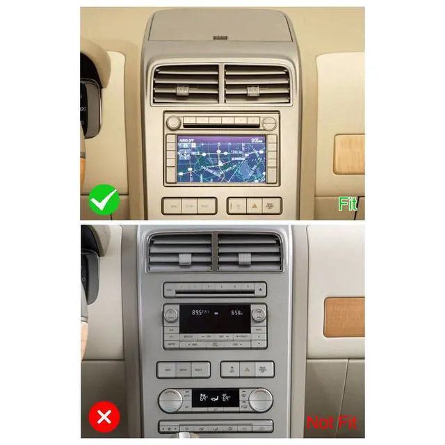Alt view image 3 of 7 - 2+64G Car Radio for Ford Fusion Explorer 2006-2009, 7" Touch Screen Radio for Ford F150 2004-2008 Head Unit Focus 2004-2006, Edge 2007-2009 Mustang Stereo with Wireless Carplay Android GPS Navi