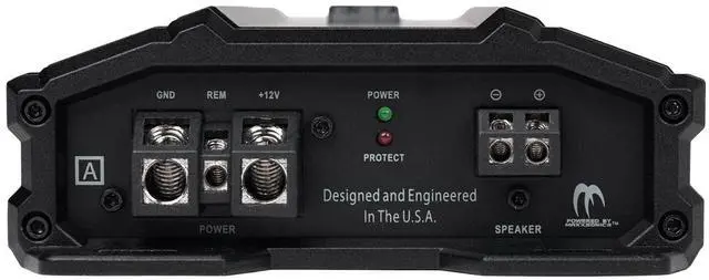 Alt view image 5 of 6 - ZD-2550.1D Zeus Delta 2550W Mono Block Car Audio Amplifier with Complete 4 Gauge Installation Kit, 2022 All-Black Compact Design