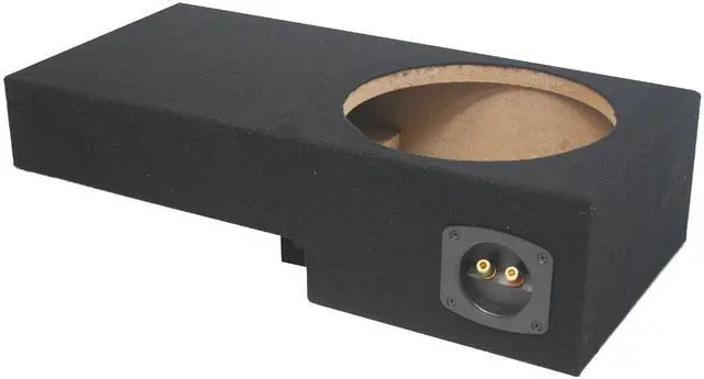 Alt view image 2 of 6 - Kicker Comp C10 Single 10" Sub Box Fits 2001-2005 Ford Explorer Sport Trac | Drivers arrive pre-mounted, air-tight MDF build, 10 inch subwoofer fit, spring terminals, just add power and play