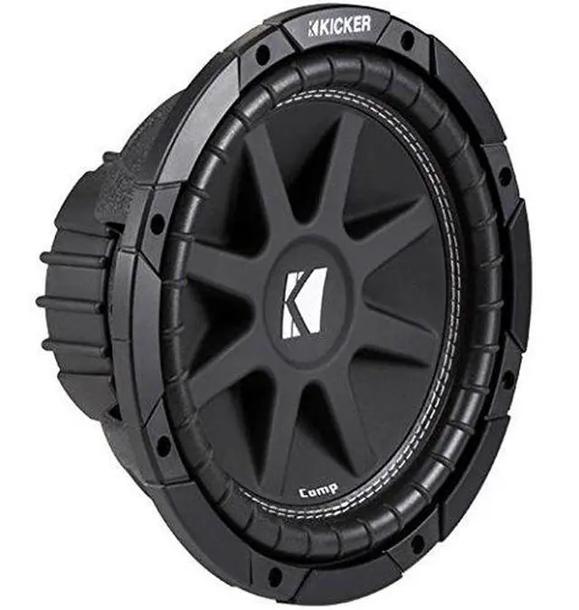Alt view image 4 of 5 - ASC JEEP2X10 Compatible with 1987-2006 Jeep Wrangler YJ TJ Kicker Comp C10 Dual 10" Custom Sub Box Enclosure and 43C104-N 10" Comp C10 Series Sub