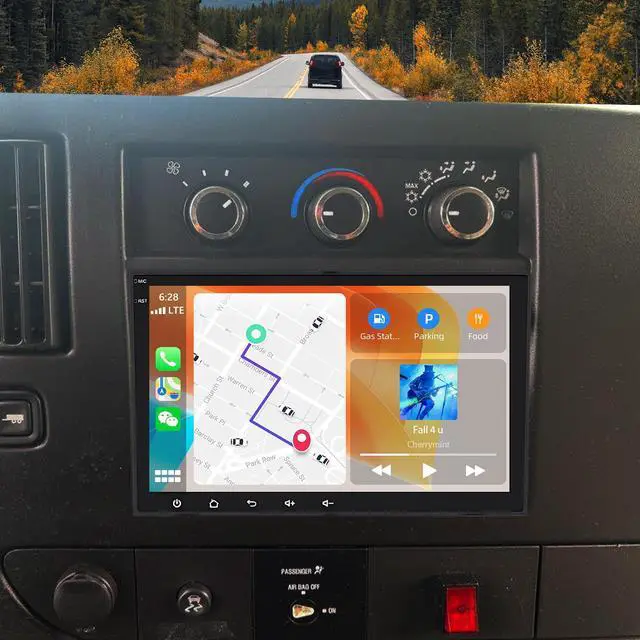 Main image of 5G WiFi Upgrade Radio for Chevy Express 2500 3500 4500 2008-2024, 8'' IPS Touch Screen Android Stereo GPS Head Unit WiFi Bluetooth DSP Audio USB Dual Mic HD Rear Camera