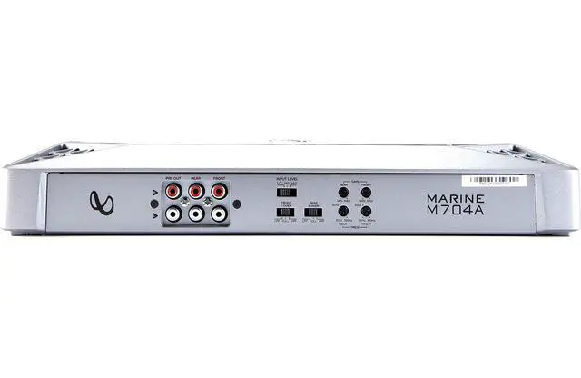 Alt view image 3 of 5 - M704A1000 4-Channel Marine Amplifier, 100W x 4 @ 2 Ohms, Silver