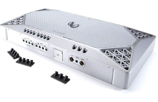 Alt view image 4 of 5 - M704A1000 4-Channel Marine Amplifier, 100W x 4 @ 2 Ohms, Silver