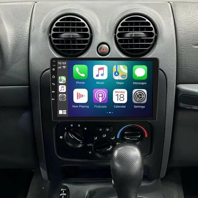 Main image of 10.1" Android 13 Car Stereo Radio for Jeep Liberty 2002-2007 | with Wireless CarPlay & Android Auto, 2 Din Touch Carplay Screen for Car, Bluetooth/WiFi/GPS/FM/SWC/Backup Camera/Mic 2+64G