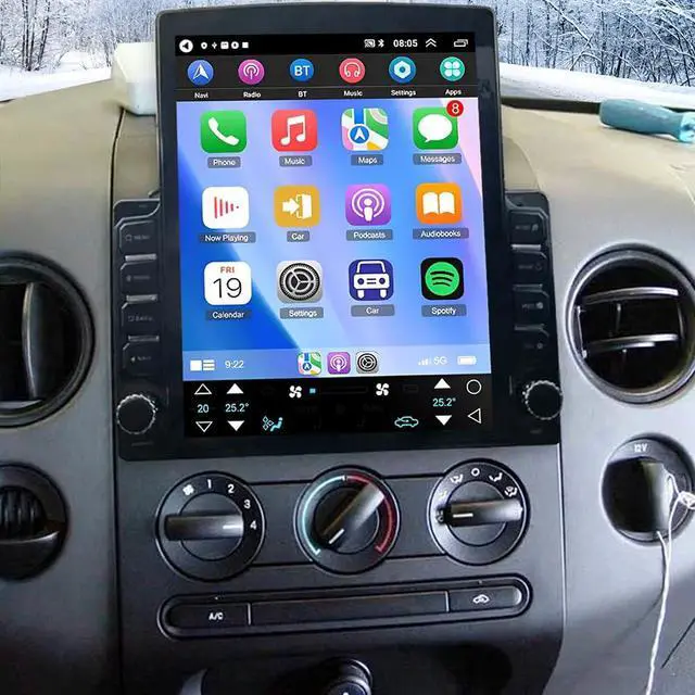Main image of Car Stereo Radio for Ford F-150 F150 2004 2005 2006 2007 2008 with Wireless Carplay Android Auto 9.7" Touch Screen Car Radio Head Unit with Backup Camera Bluetooth GPS Navigation Mirror Link, 2+32G