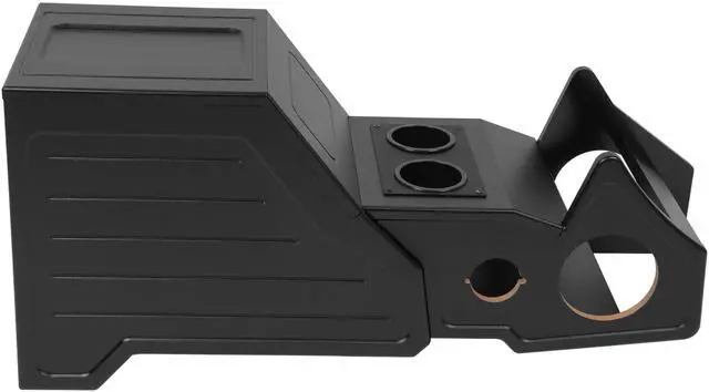 Alt view image 5 of 7 - Center Console Subwoofer Box Compatible with 03-06 Silverado/Sierra | That Comes With Factory Center Console Crew/Single /Ext Cab MDF+Plastic(ABS) Black Center Console Subwoofer Box