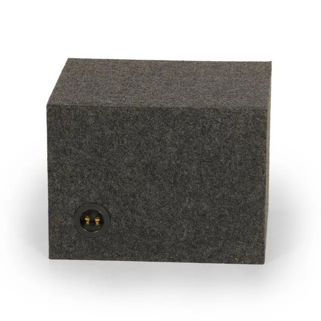Alt view image 5 of 6 - QPower QBASS Single 12" Vented MDF Subwoofer Box, Charcoal, 2-Pack | Heavy-Duty Construction with 2 Vents for Heat Management in Vehicle Sound Systems