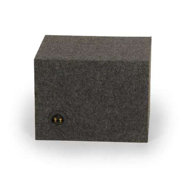 Alt view image 6 of 6 - QPower QBASS Single 12" Vented MDF Subwoofer Box, Charcoal, 2-Pack | Heavy-Duty Construction with 2 Vents for Heat Management in Vehicle Sound Systems