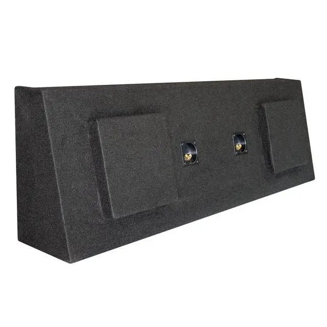 Alt view image 5 of 7 - Silverado/Sierra Crew Cab Dual 12" Subwoofer Enclosure Box 2008-2013