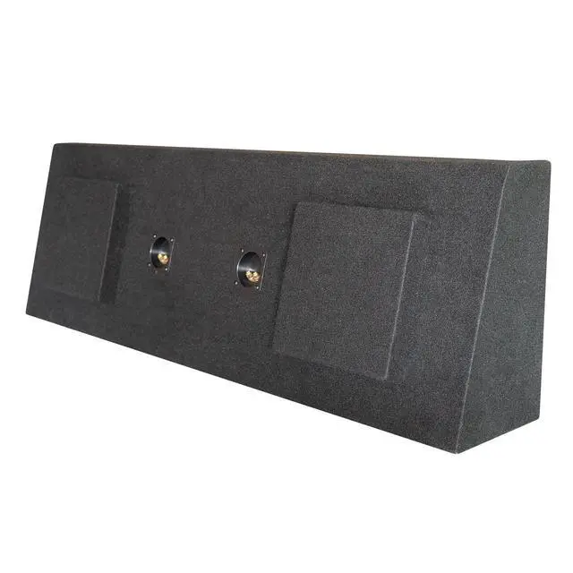 Alt view image 4 of 7 - Silverado/Sierra Crew Cab Dual 12" Subwoofer Enclosure Box 2008-2013