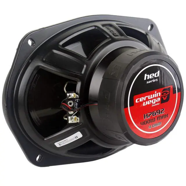 Alt view image 4 of 6 - Cerwin Vega 2-Way Coaxial 6x9 & 5.25" Car Speakers with 1" Tweeters Bundle