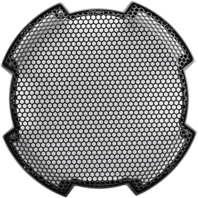 Alt view image 3 of 3 - 48CWRT82 CompRT 8" 600 Watt Max Power DVC 2-Ohm Ultra-Thin Car Audio Subwoofer (Single) Bundle Combo with 8" Round Steel Mesh Subwoofer Grille