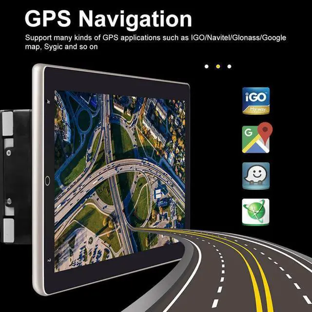 Alt view image 5 of 7 - 4+64G Double Din Radio Rotated Stereo for Toyota Sequoia 2001-2007 with Wireless Carplay & Android Auto,10 Inch Car Audio Receiver GPS Navigation Unit with Bluetooth Head Unit WiFi SWC
