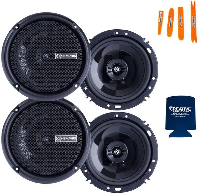Alt view image 2 of 5 - Speaker Bundle: 2 Pairs of PRX602 Power Reference Series Coaxial with Swivel Tweeters