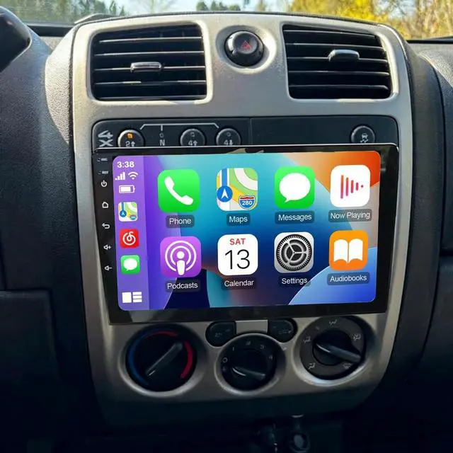 Main image of 10.1 inch Touchscreen Car Stereo for Chevy Colorado 2004-2012, Android 13 Car Radio with Carplay & Android Auto GPS Navigation BT Mirror Link WiFi Backup Camera 4+64G