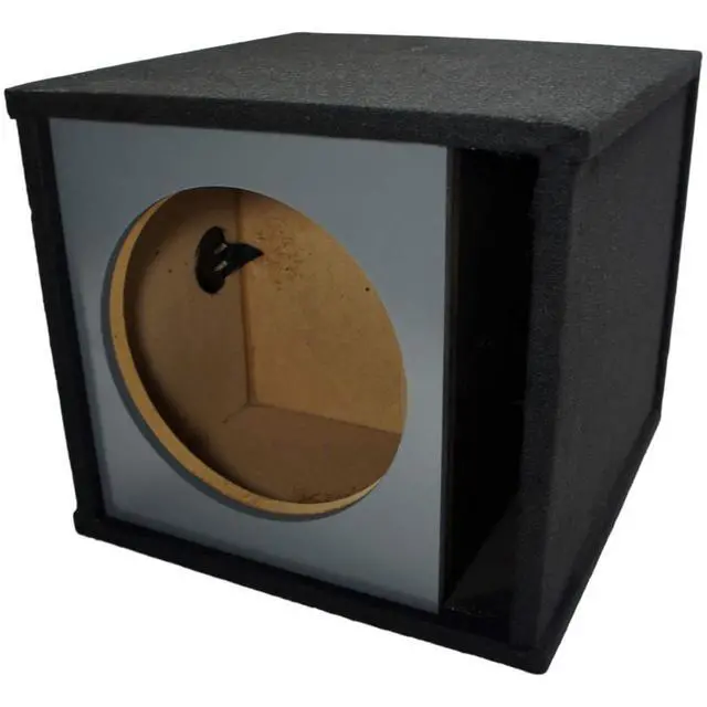 Alt view image 4 of 7 - Alpine S-W12D4 Type S 12" Paintable Ported Sub Box Subwoofer Enclosure | Loaded single bass package, universal car audio upgrade, custom finish ready, vented speaker design, 12 inch size