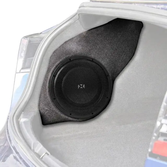 Alt view image 2 of 7 - BE-TM3-VSW10S2 Includes 10" 500W RMS Subwoofer, Custom Box & Mounting Hardware | Vehicle-Specific Fit Sealed Enclosure, Made of Fiberglass, Fits Driver-Side Trunk