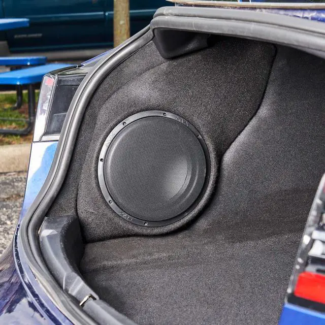 Alt view image 6 of 7 - BE-TM3-VSW10S2 Includes 10" 500W RMS Subwoofer, Custom Box & Mounting Hardware | Vehicle-Specific Fit Sealed Enclosure, Made of Fiberglass, Fits Driver-Side Trunk
