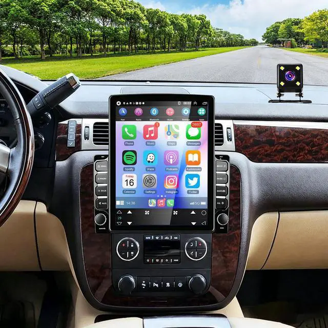 Main image of 9.7" Android 14 Car Radio Stereo for GMC Yukon Denali 2007-2014 | Double Din Head Unit Touch Screen Stereo with Wireless CarPlay & Android Auto, Bluetooth/WiFi/GPS/SWC/FM/Backup Camera 2+32G