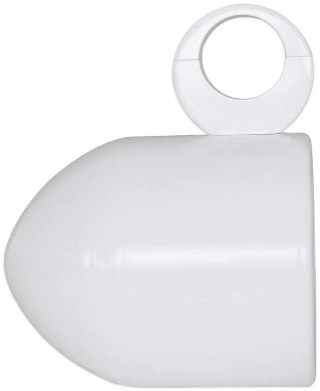 Alt view image 6 of 7 - MAC65W White 6.5" Speaker Pod Pair with MAC360W Surface Clamps | 6061 Aluminum Enclosures, 2 MAC360W 360° Surface Clamps, 2 Stainless Quick-Release Knobs, 2 Rubber Washers, 4-Items