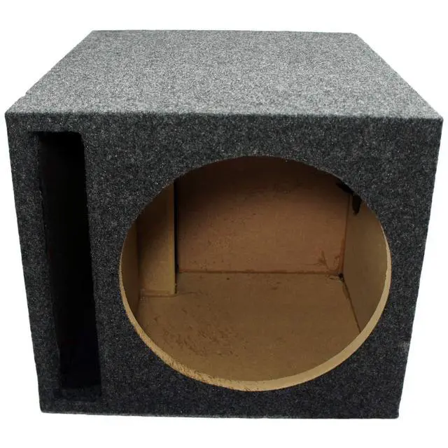 Alt view image 3 of 7 - Alpine S-W12D4 Type S 12" Subwoofer in Slot Ported Sub Box 2 Ohm Final | Loaded vented bass enclosure, single 12 inch design for deep low-end, universal fit, wired and ready to play
