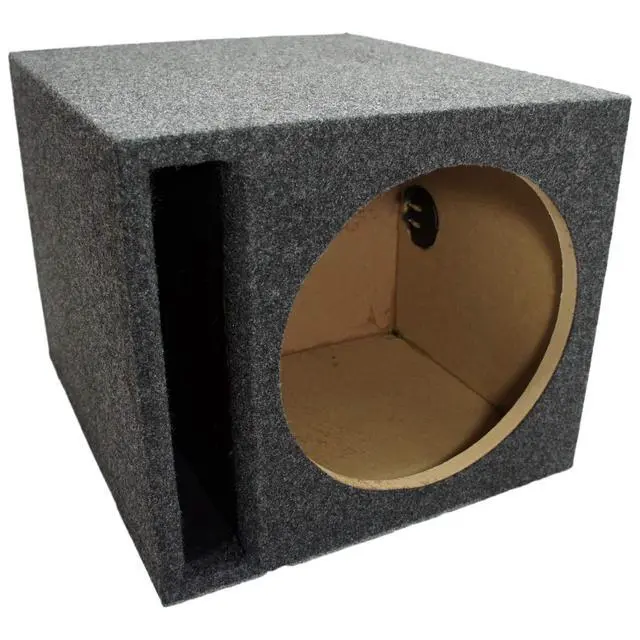 Alt view image 4 of 7 - Alpine S-W12D4 Type S 12" Subwoofer in Slot Ported Sub Box 2 Ohm Final | Loaded vented bass enclosure, single 12 inch design for deep low-end, universal fit, wired and ready to play
