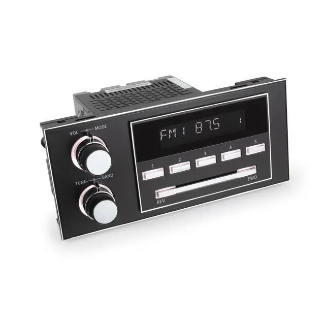 Alt view image 3 of 7 - New York 1.5 DIN Direct-fit Radio Stereo AM/FM AUX Compatible with 1988-89 Chevrolet GMC S-10 S-15 Pickup Blazer Jimmy